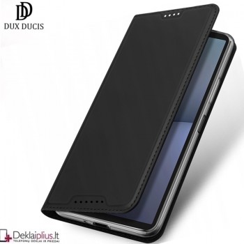 Dux Ducis Skin Pro dirbtinės odos dėklas - juodas (Sony Xperia 10 VI) Dux Ducis Skin Pro dirbtinės odos dėklas - juodas (Sony Xperia 10 VI)
